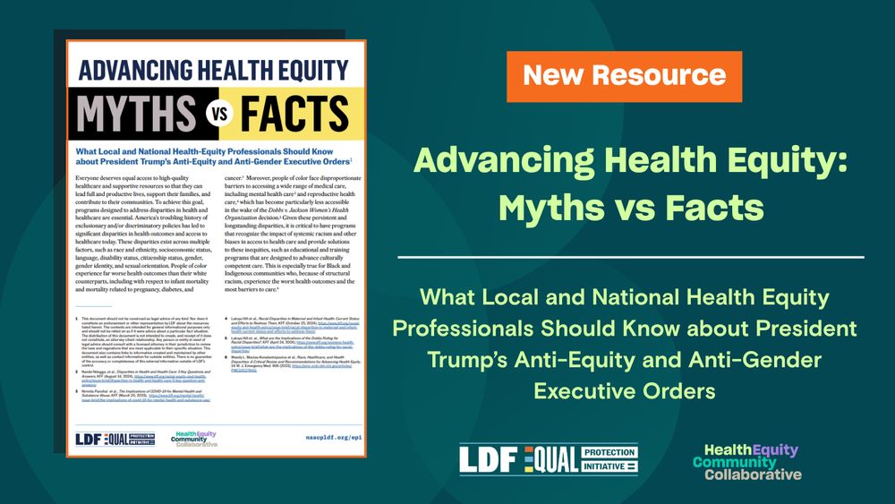 New Executive Orders aim to block the work of organizations fighting for health equity & gender justice. Learn the Myths vs Facts of the EO impacts in our new resource created with the Health Equity Community Collaborative 