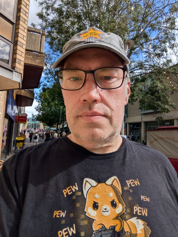 Me wearing my glasses 