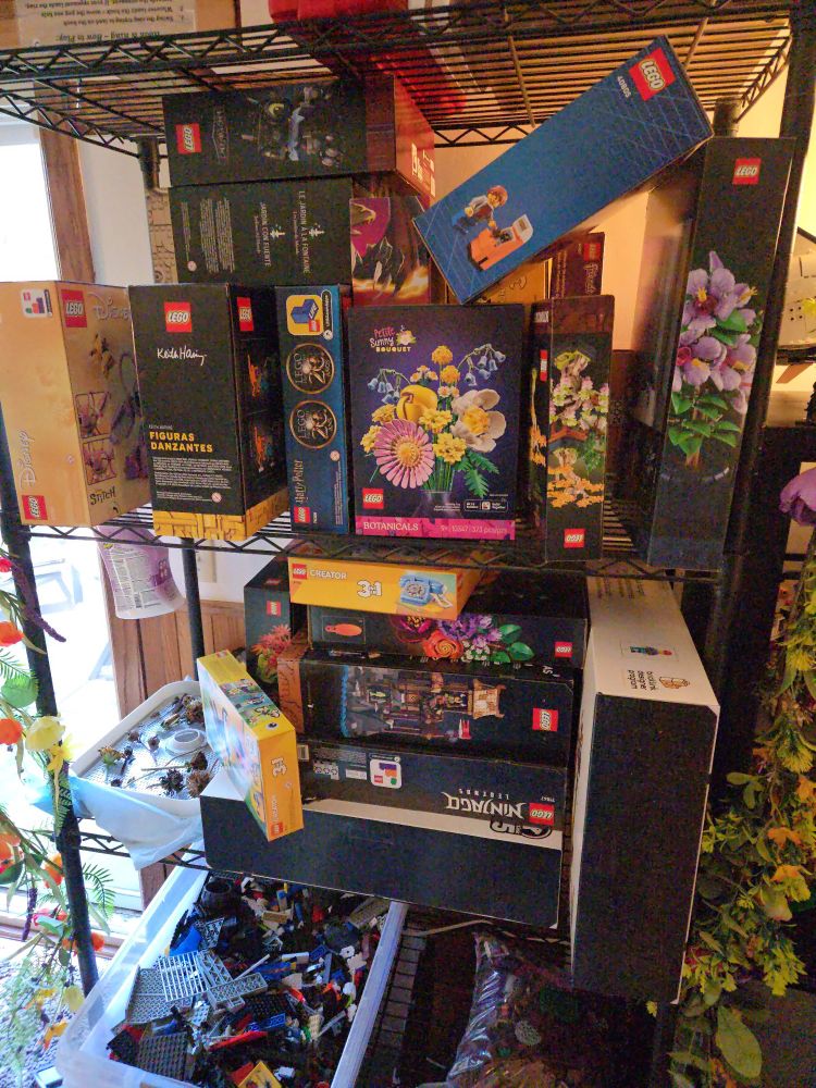 More boxes of legos