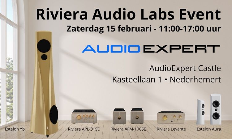 Luistershow met Riviera Audio Labs en Estelon op zaterdag 15 febr. a.s. bij AudioExpert i.s.m. met Mafico https://hifi.nl/artikel/34775/Luistershow-met-Riviera-Audio-Labs-en-Estelon-op-zaterdag-15-febr.-a.s.-bij-AudioExpert-i.s.m.-met-Mafico.html