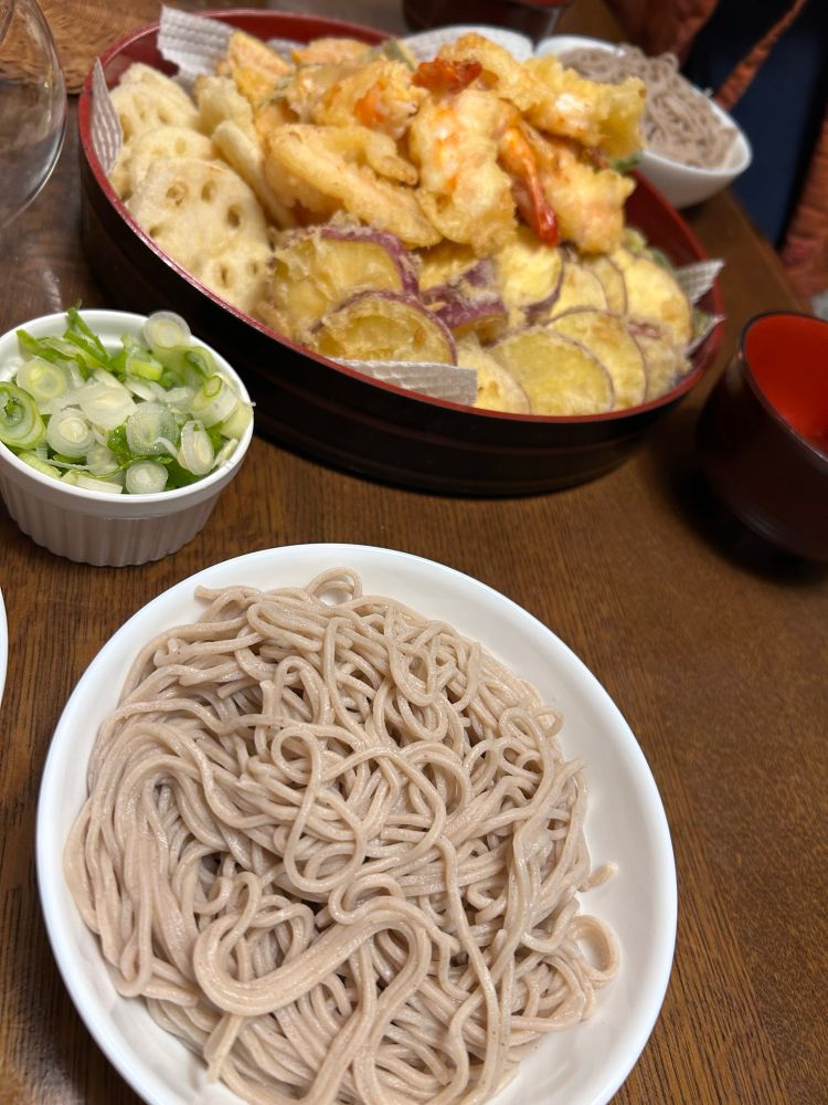天ぷらと蕎麦