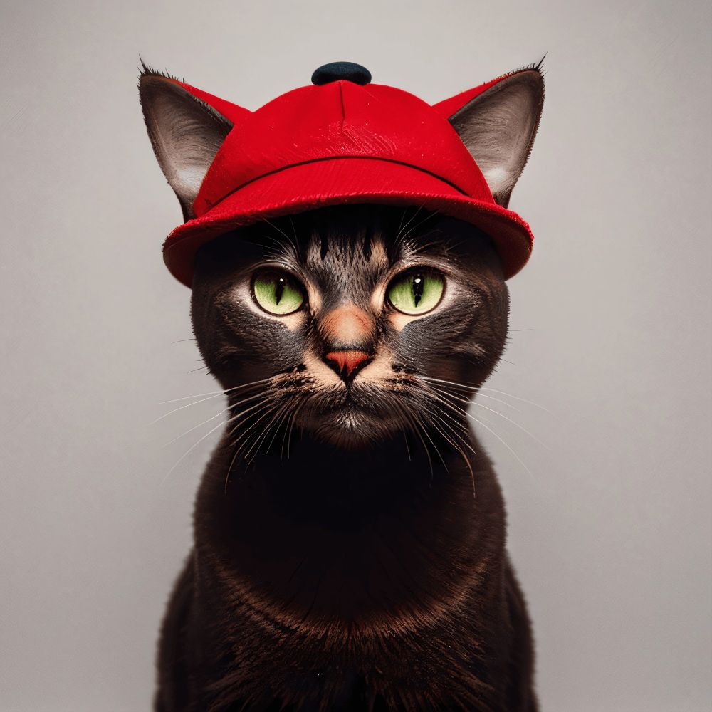 Cat with hat #38 - Cats With Hats Collection | OpenSea