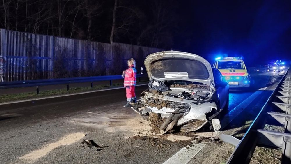 Brandenburg: Straßenblockade mit Misthaufen - fünf Verletzte