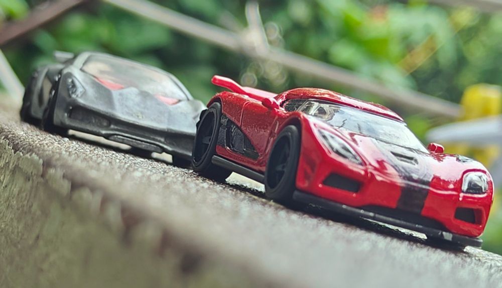 The agera in question is not the actual one from the movie since it's too hard to get but a customised one which came from the "exotic envy" car culture set which came out in 2023, it was pretty easy to recreate