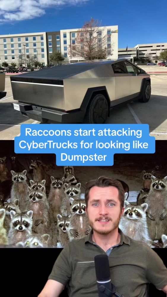 Does a CyberTruck look like a dumpster? #cybertruck #teslacybertruck #tesla 