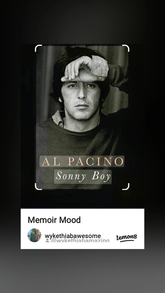 This is the lastest book I was reading by Al Pacino. I always like to read a memoir because I always want to know who a person where before they became famous. It was very open and honest book of his up and down as an actor. 
Fun fact: Did you know that Scarface actually was a flop? I guess the timing of the movie when it came out made a difference. It became more of a classic when the hip hop culture embrace it. My personal favorite movie of his was Serpico and Dog Day afternoon. I enjoy reading it. #bookreview
#memoirmood