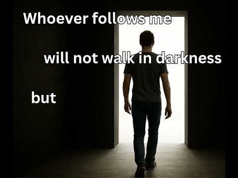 Verse for the Day Walking through life in the light of Christ makes sense of it. Ask questions.