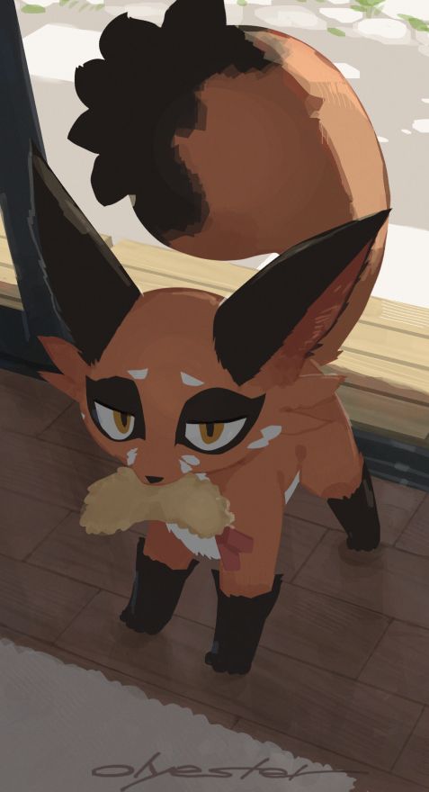 A digital painting of Nickit