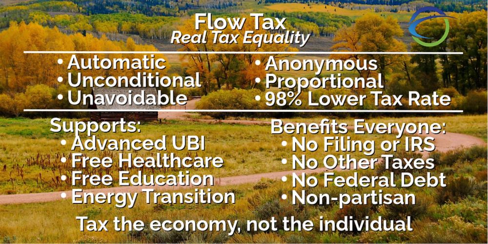 Shift from $30 trillion income tax base to $6.2 quadrillion transactions tax base