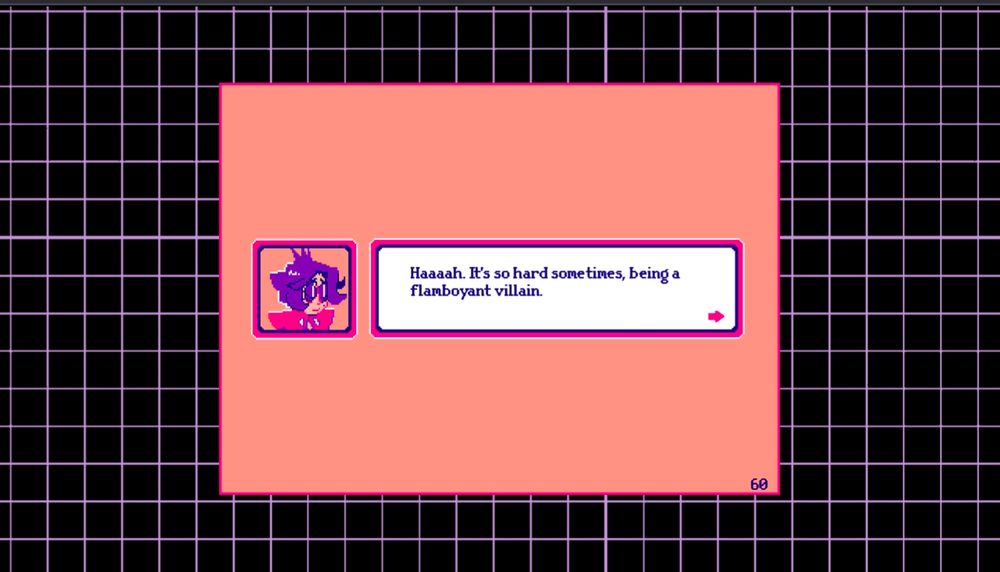 Royal:"Haaah. It's so hard sometimes, being a flamboyant villain."