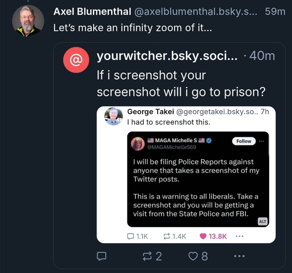 A screenshot of a screenshot of a screenshot. Apparently the US police and FBI will be visiting me. This will make me a local celebrity, especially as I live 4000 miles away from the US.
