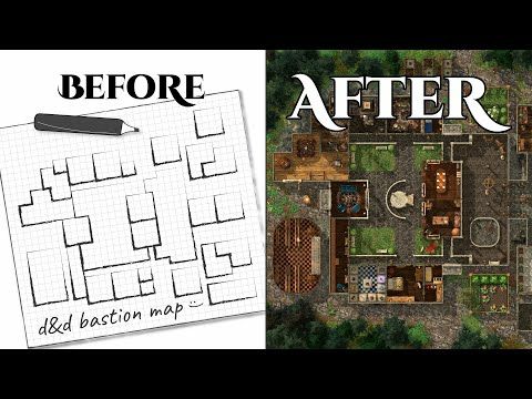I built a HUGE Bastion for 2024 D&D! 🏰 Time-lapse & Rules Explained
