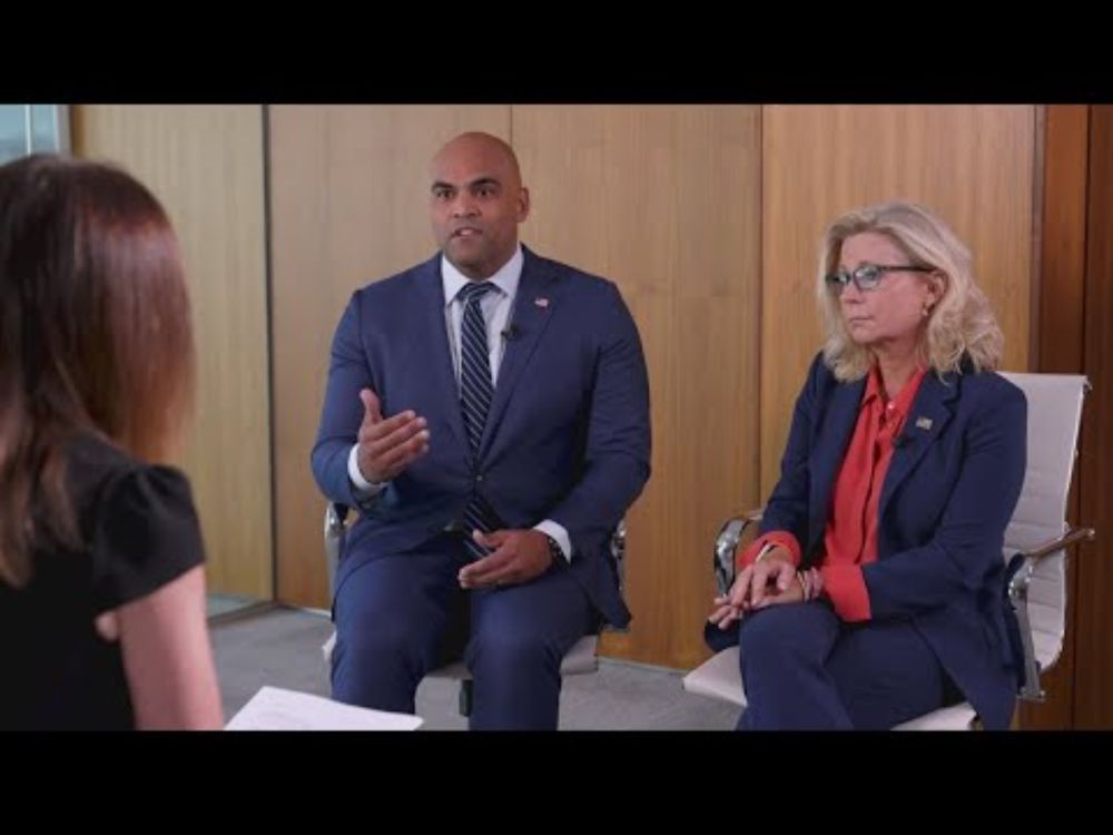 Full interview | Liz Cheney, Colin Allred sit down after Cheney endorsed the Democrat for Senate