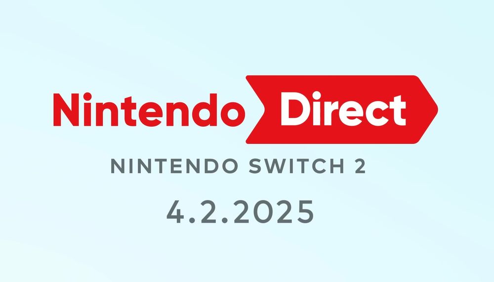 Screenshot from Nintendo of America's Switch 2 reveal trailer. It says "Nintendo Direct, Nintendo Switch 2, 4.2.2025". Using the American date format, the date should read April 2nd, 2025 (not February 4th).