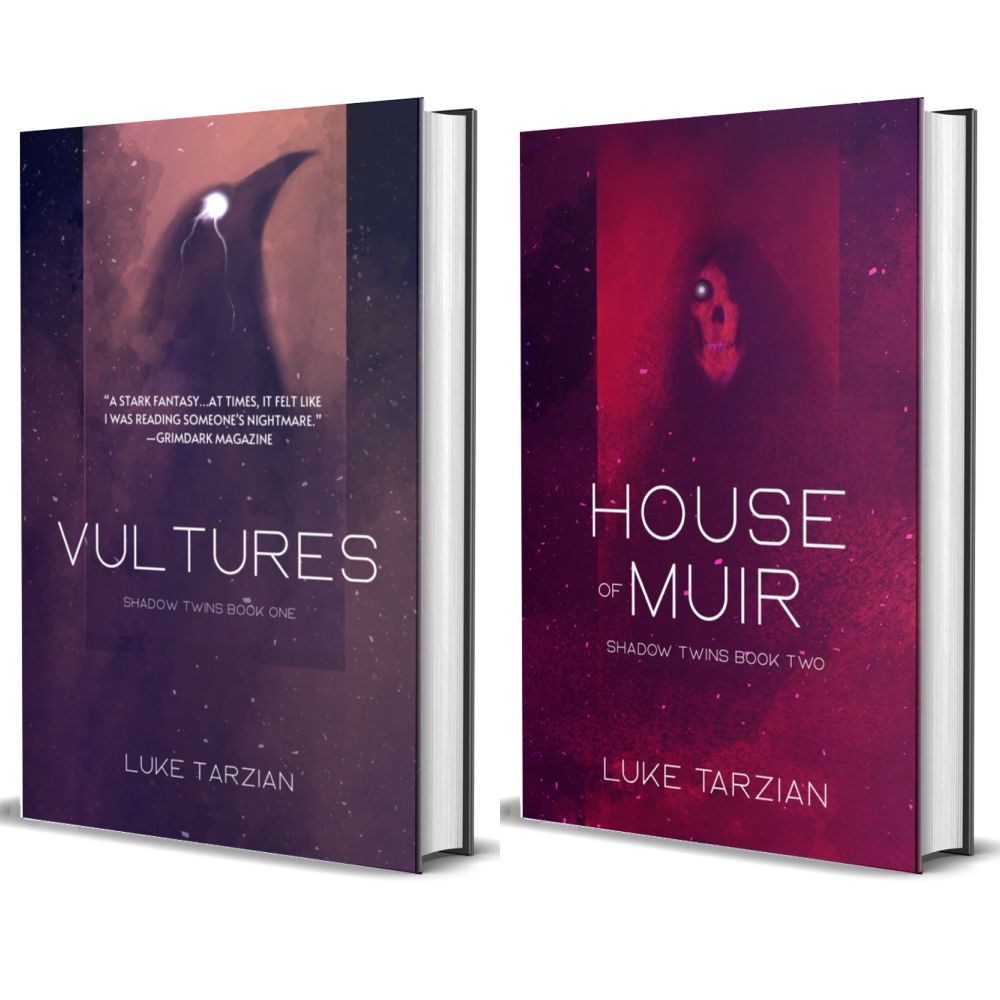 Covers for Vultures and House of Muir