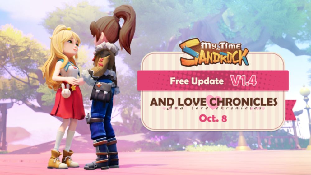 My Time at Sandrock - Sandrock’s V1.4 Update Brings Fresh Romance on October 8! - Steam News