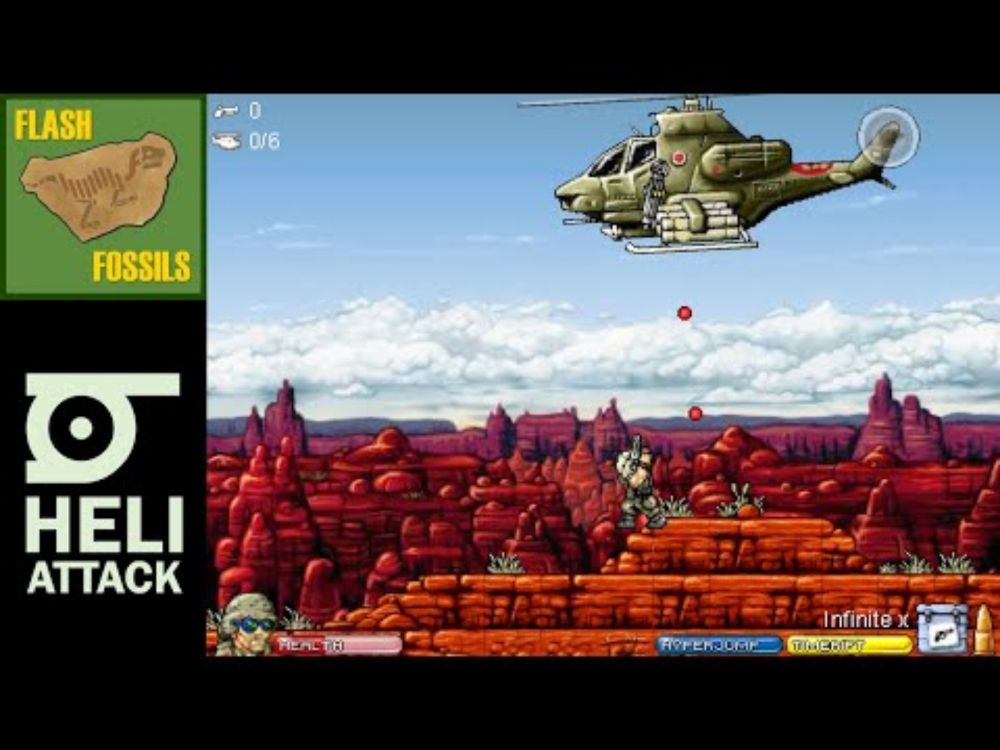 Flash Fossils - The Heli Attack Games