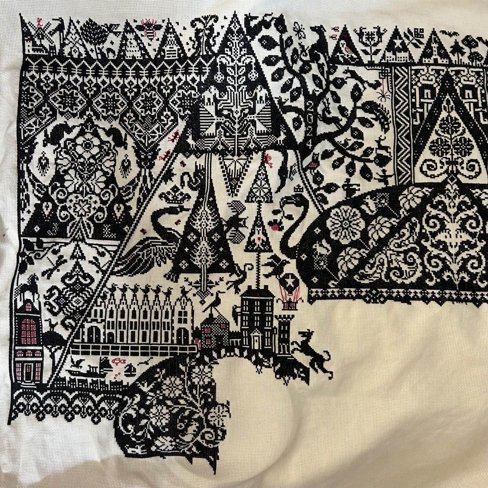 Cross stitch project, not finished yet.