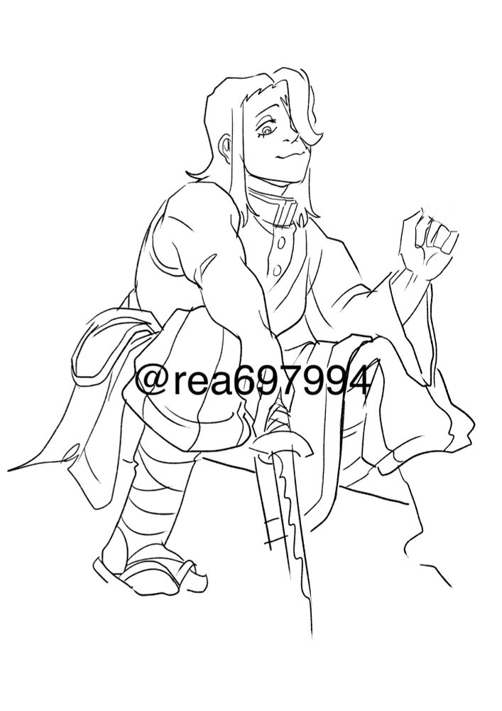 A redraw of KNY OC Rei.