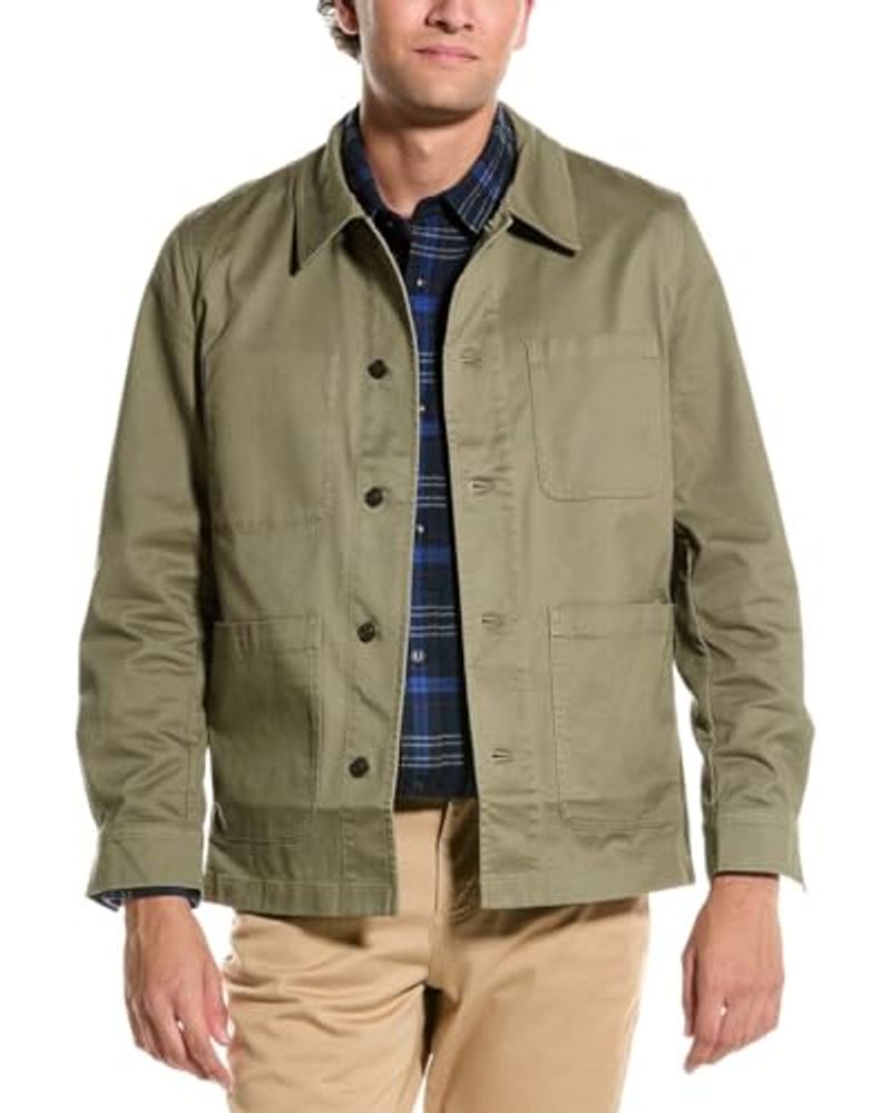 Brooks Brothers Men's Cotton Twill Chore Jacket