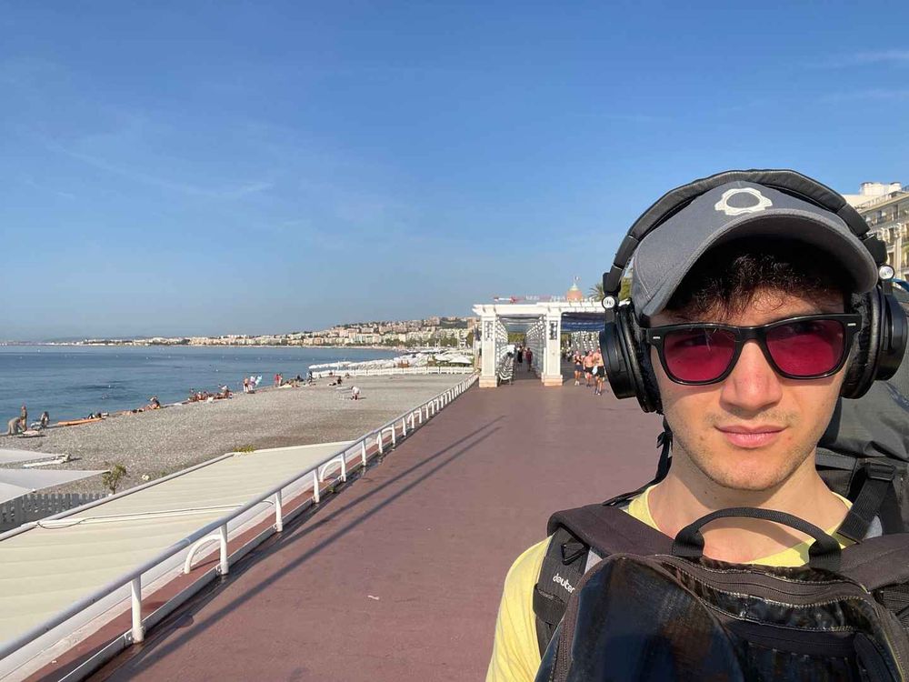 Selfie de la Promenade Des Anglais