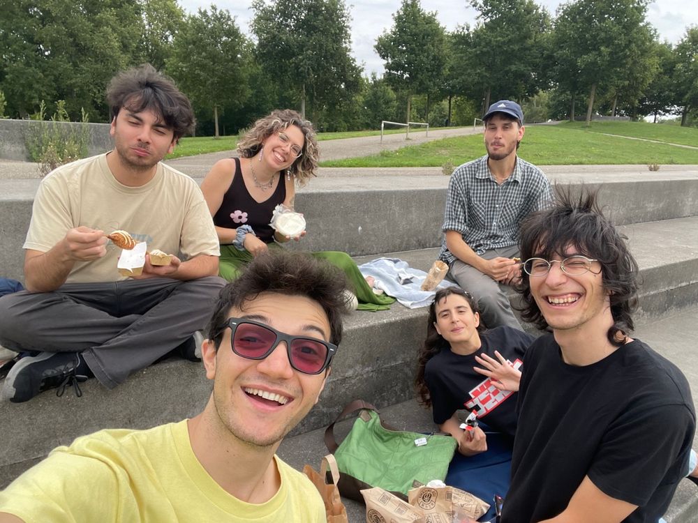 Selfie eating lunch in Zuidpaark (spelling is probably not correct, sorry)