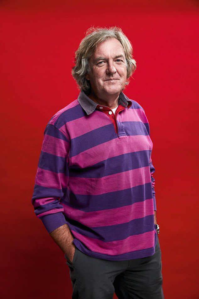 A promotional photograph of British TV presenter James May.
