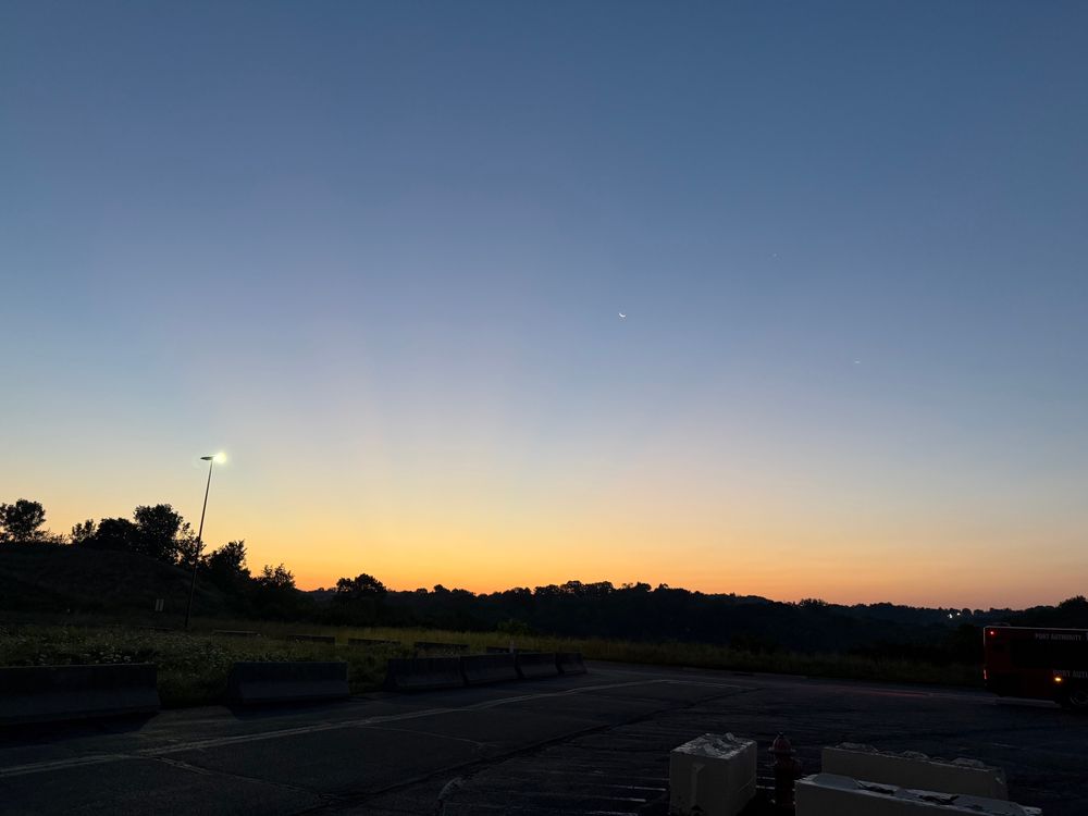Morning sunrise at the mall of Robinson