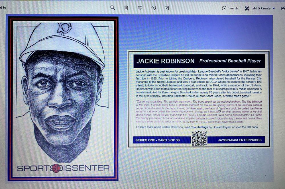 Jackie Robinson unreleased, uncensored, and unlicensed!