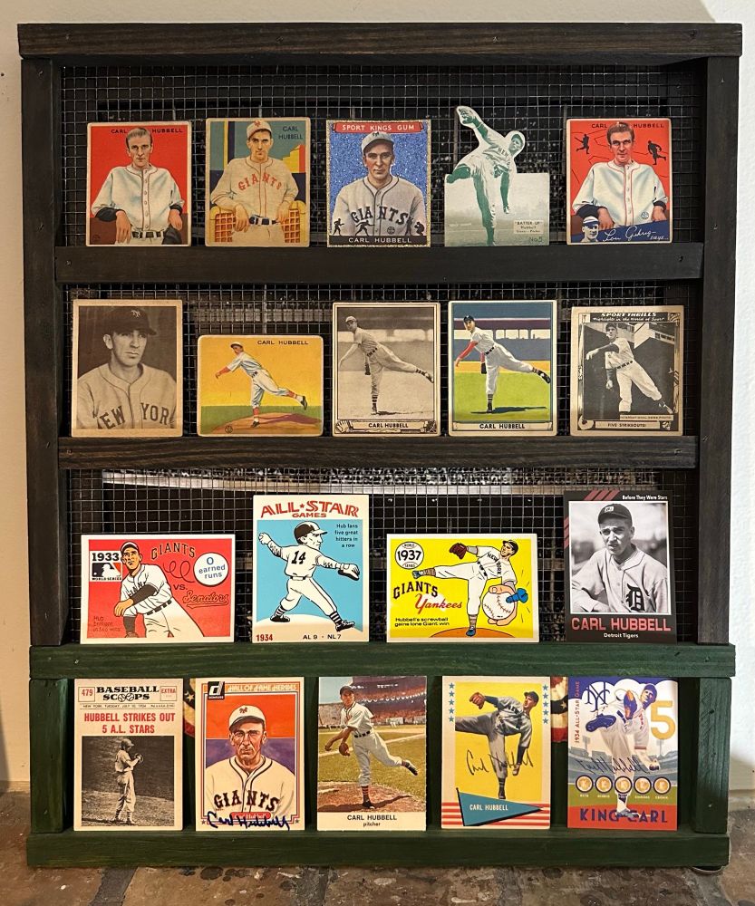 Carl Hubbell baseball card collection