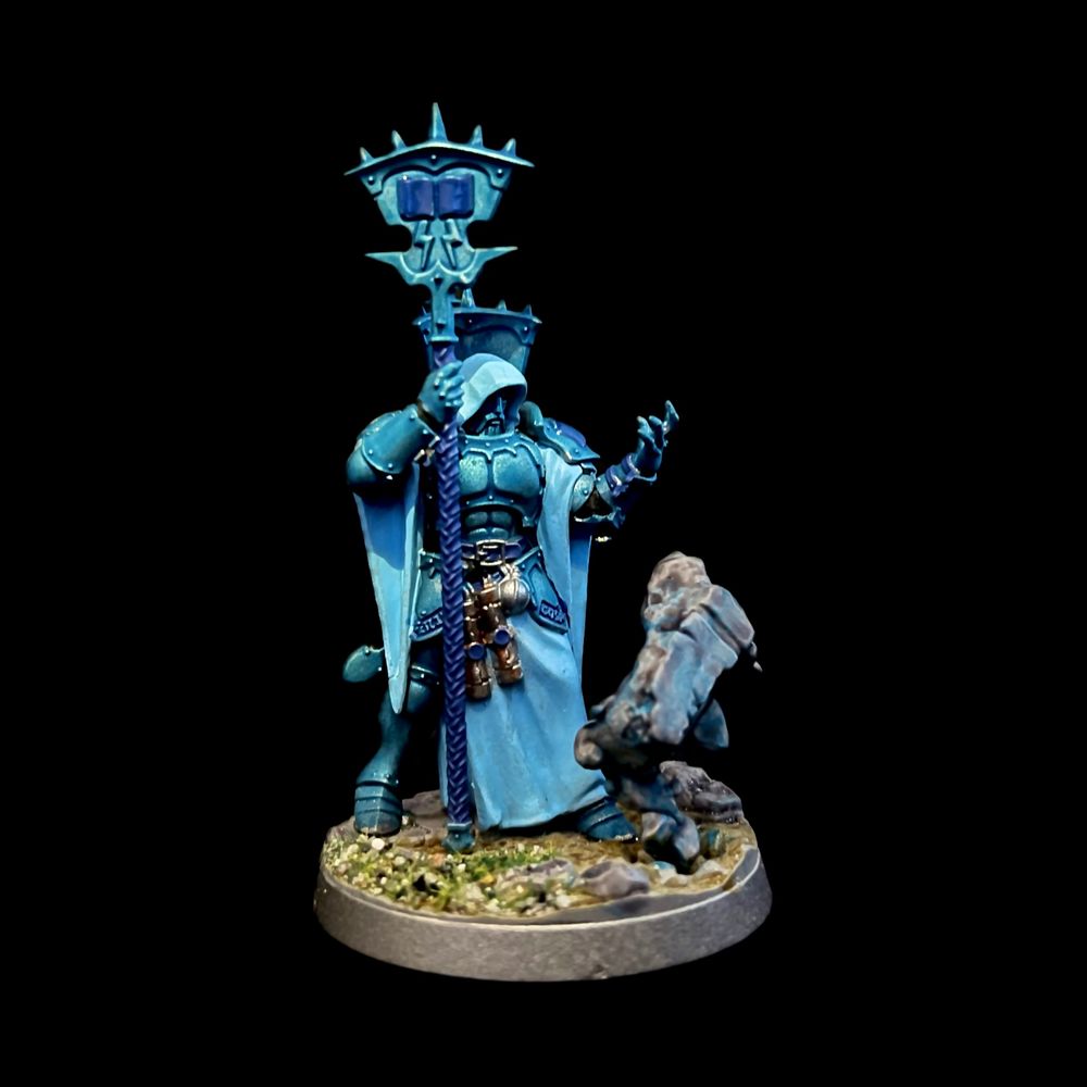 Stormcoven in various shades of blue