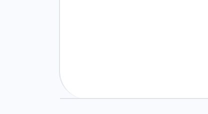 Border of google calendar in month view. The bottom edge sticks out beyond the curve of the containing element and the left edge fades to nothing