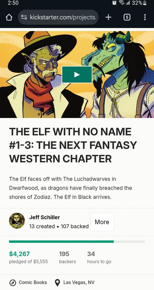 4267/5555. 195 backers. 34hrs to go