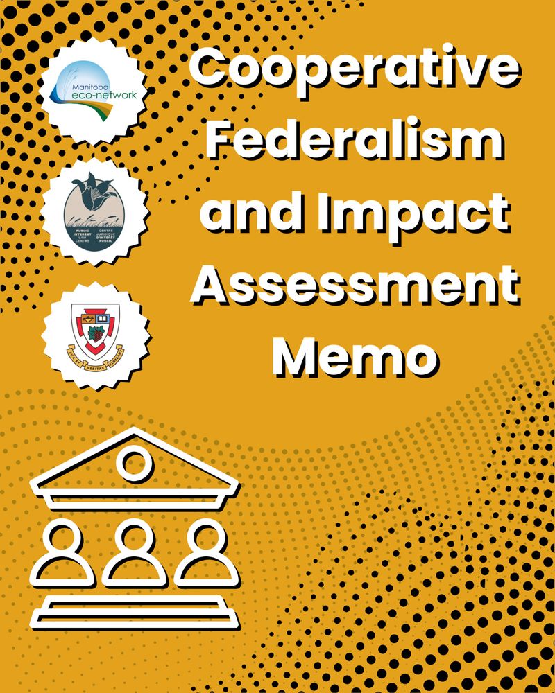 “Outcomes Based Licensing Memo.” Logos for the Manitoba Eco-Network, Public Interest Law Centre, and the University of Winnipeg are in the top left corner.