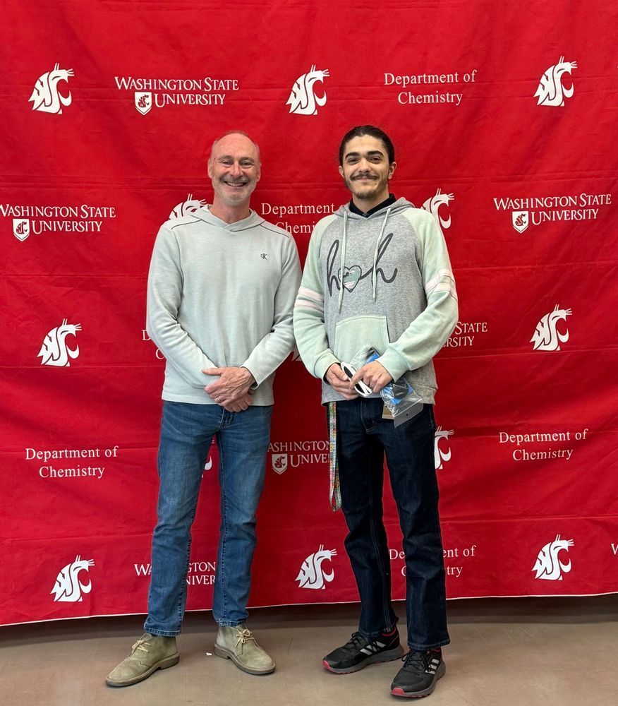 Pictured left to right, Dr. Berkman and Benjamin Rooney-Sailand