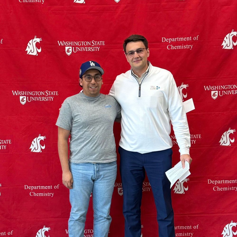 Pictured left to right, Eric Jacobo and Dr. Popov