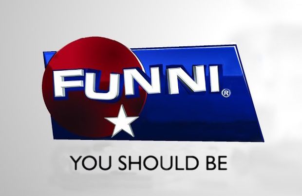 Funimation logo, altered to read: "Funni: You Should Be"