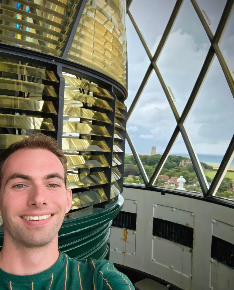 Inside the lighthouse