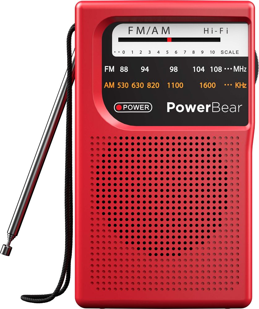 Power bear transistor radio