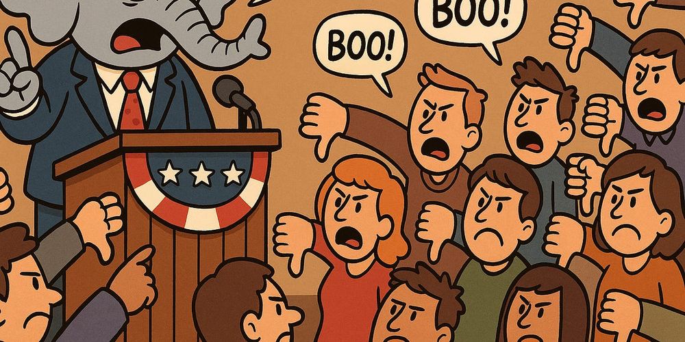 As GOP lawmakers flee their own town halls, America finally sees the truth: tough-talking MAGA warriors turn tail when confronted by voters armed with facts, fury, and receipts.