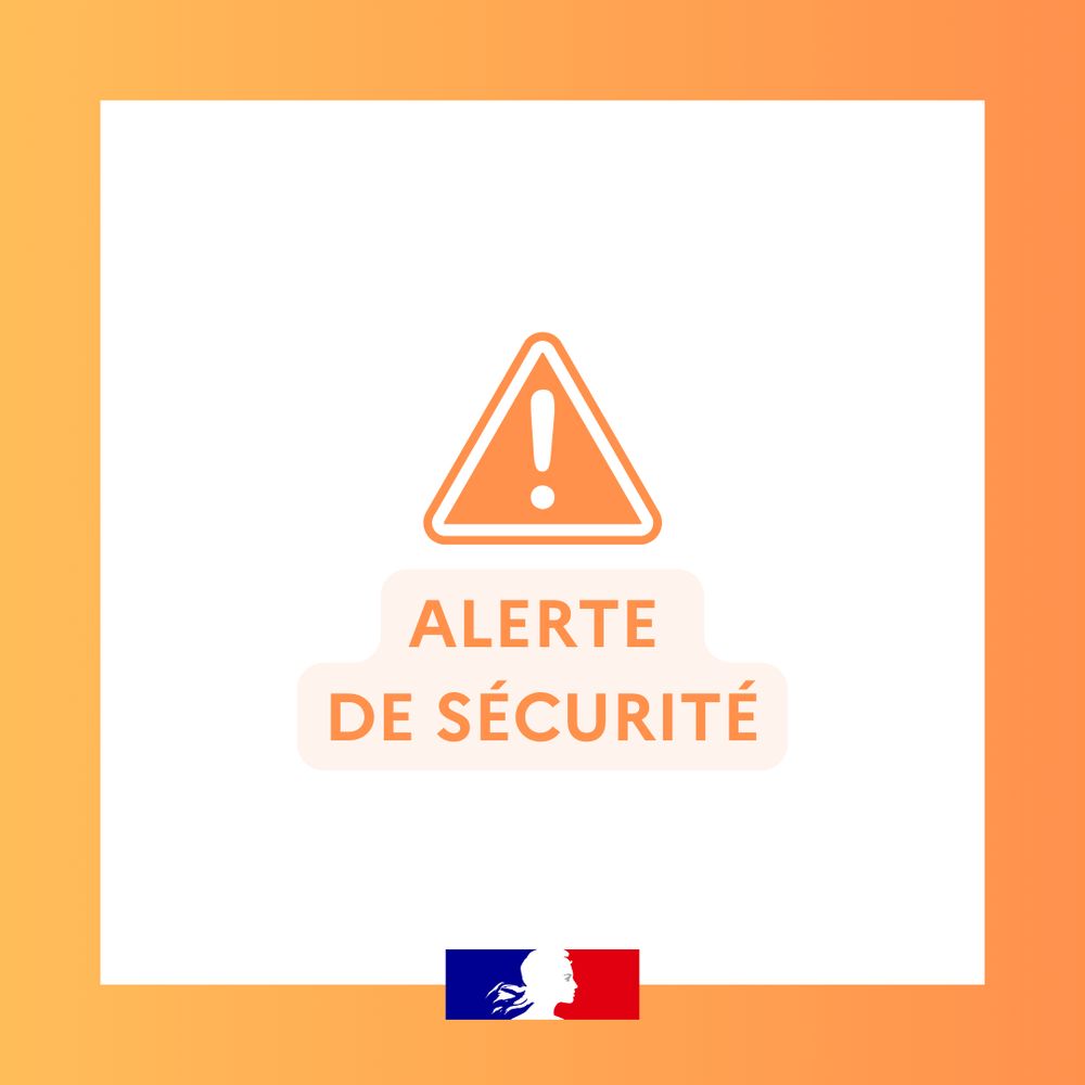Alerte de sécurité