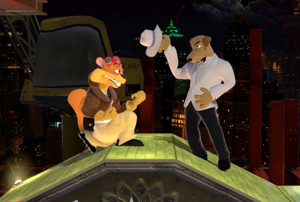 From left to right: Daredevil Dan and Dex Dogtective.