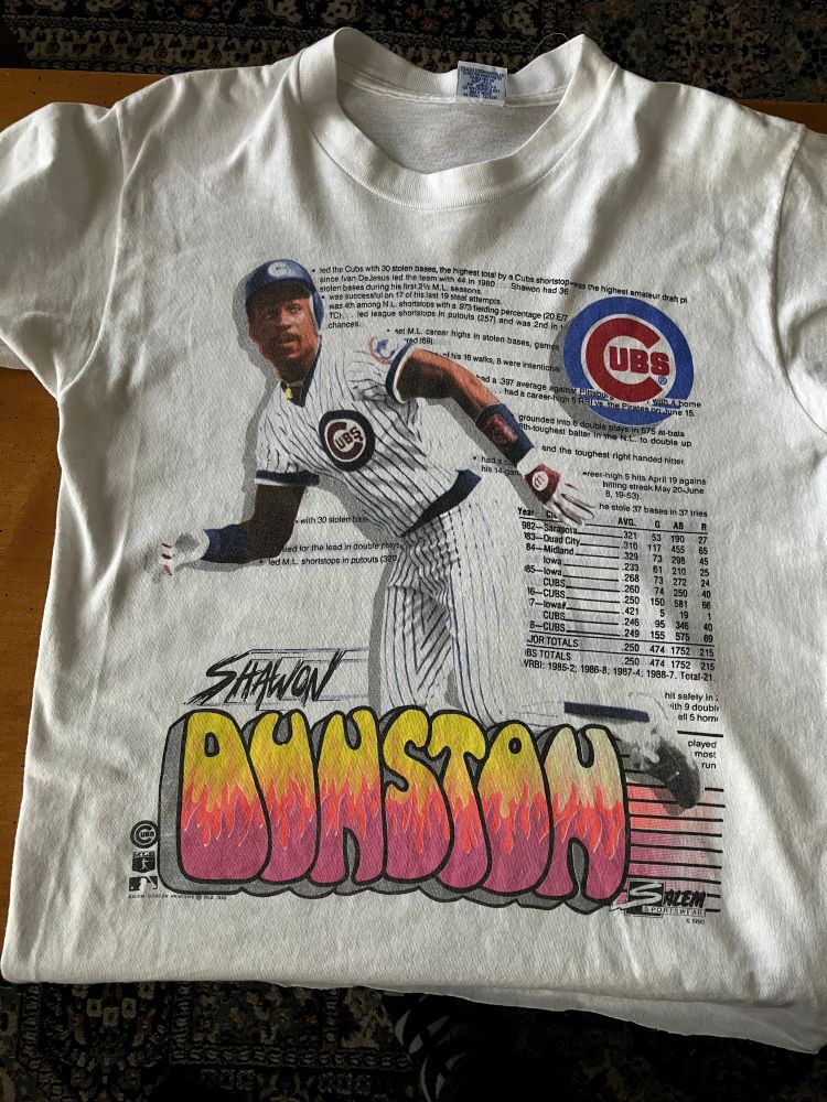 vintage Shawon Dunston t-shirt 