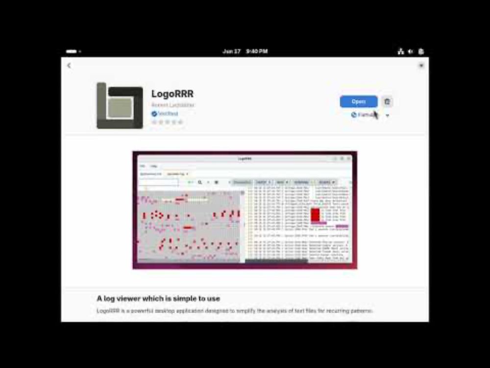 Install LogoRRR on Linux via Flatpak