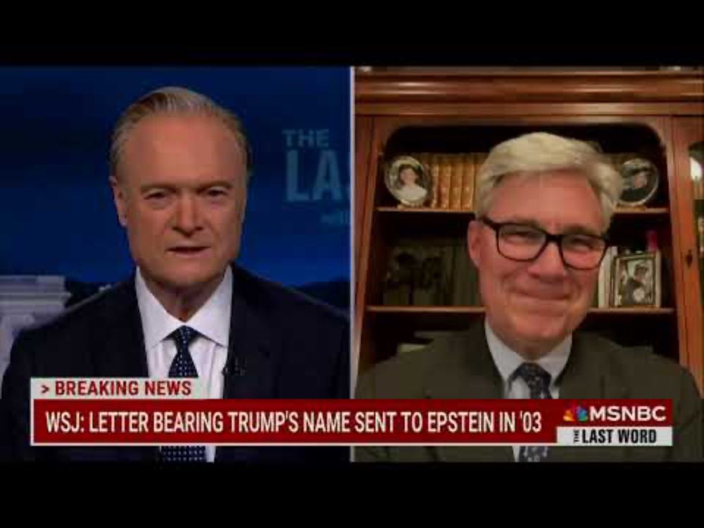 Sen. Whitehouse and Lawrence Dig Into New Twist in Trump's Epstein Cover-Up