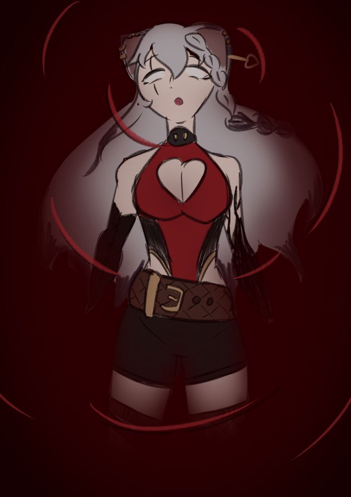 Tori falling down into her shadow