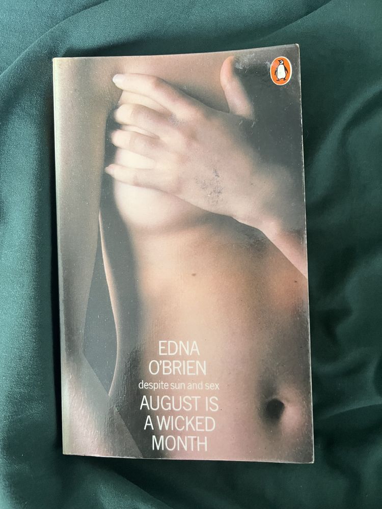 The cover also adds in ‘despite sun & sex’ above the title & the photograph is of a naked woman, her hand lightly covering her breast. She looks a bit, chilly to be honest. 