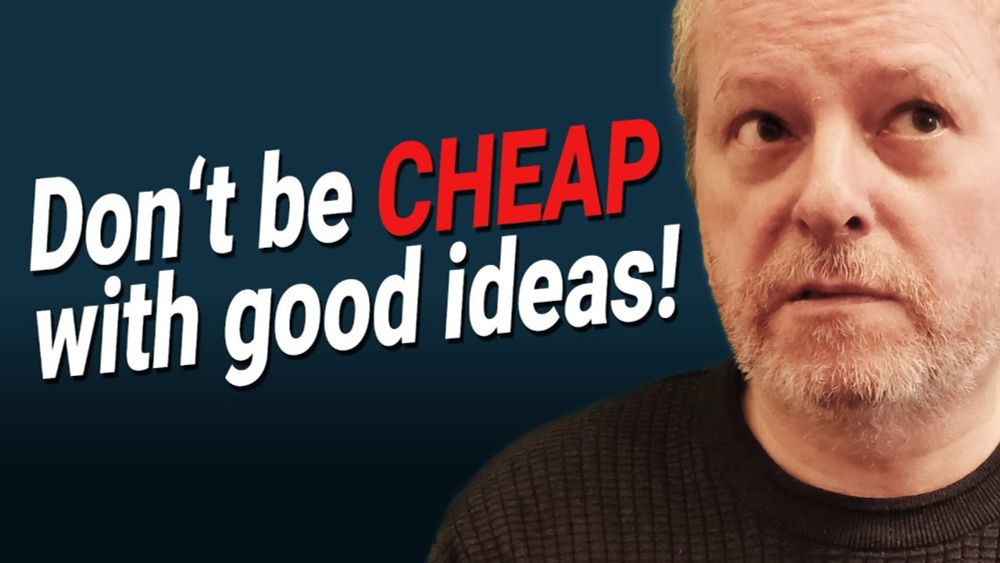 When your track doesn't pop! You're too cheap with good ideas.