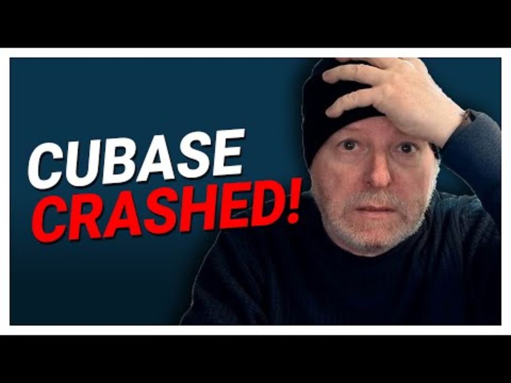 Cubase Crashed! What Now?