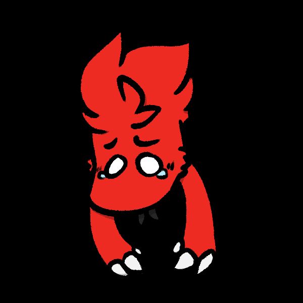 Bk Charmeleon stuck in a wall with cracks around it, only the top of his body is visible.